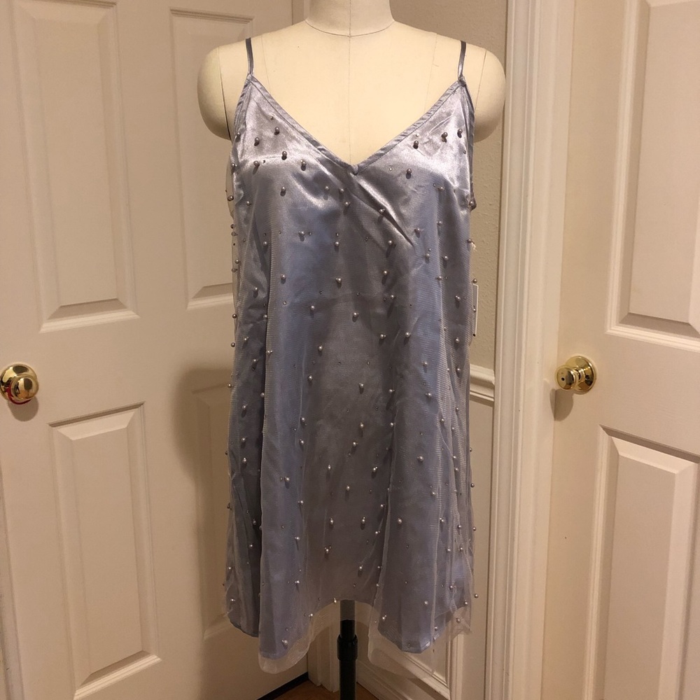 NWT Pearl Lavender Slip Dress